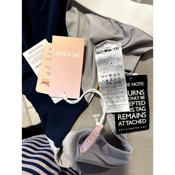 Na Ka'Oi NWT Kimo Panelled Stretch Jersey Bodysuit Size 2 - Picture 6 of 7